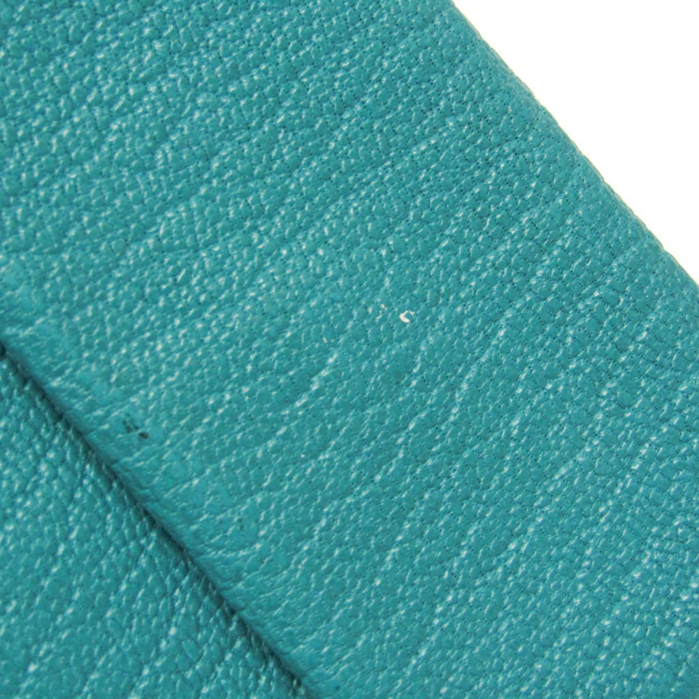 HERMES Green Leather Wallet - Picture 6 of 9